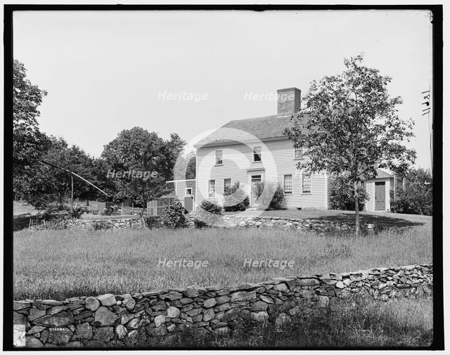 Whittier's birth place, Haverhill, Mass., between 1890 and 1901. Creator: Unknown.