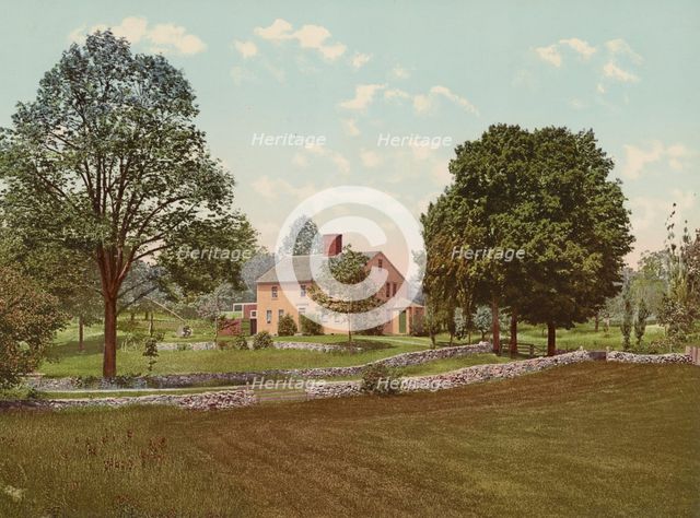 Whittier's birthplace, Haverhill, c1900. Creator: Unknown.
