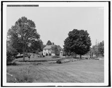 Whittier's birth place, Haverhill, Mass., between 1890 and 1901. Creator: Unknown