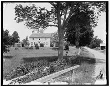 Whittier's birth place, Haverhill, Mass., between 1890 and 1901. Creator: Unknown