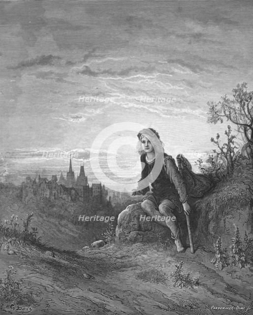 'Whittington at Highgate', 1872. Creator: Pannemaker.