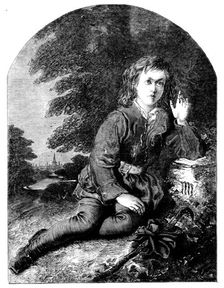 Whittington Resting on Highgate-Hill - from a painting by F. Newnham, 1858. Creator: Unknown