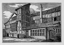 Whittington's House in Swithin's Passage, Moor Lane, City of London, 1823 (1906)