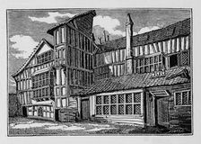 Whittington's House in Swithin's Passage, Moor Lane, City of London, 1823 (1906)