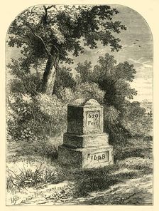 Whittington's Stone in 1820 (c1876). Creator: Unknown