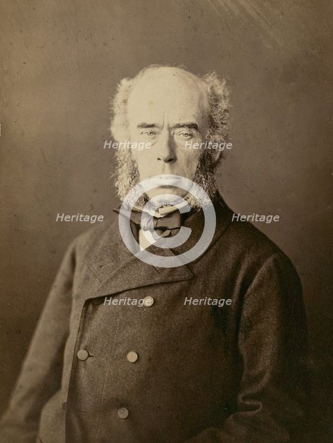 Whitworth, inventeur du canon rayé, 1861-1869.  Creator: Nadar.