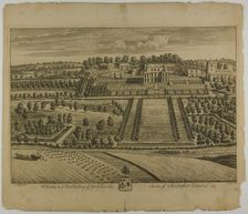 Whixley, plate 78 from Britannia Illustrata, published 1707. Creator: Johannes Kip