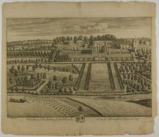 Whixley, plate 78 from Britannia Illustrata, published 1707. Creator: Johannes Kip