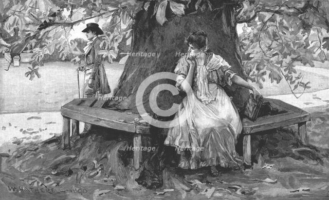 "Who can it be?" after W Hatherell, R.I.', 1890. Creator: Unknown.