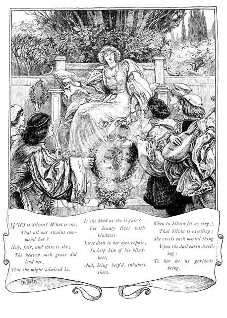 'Who is Silvia?', 1895. Artist: Unknown