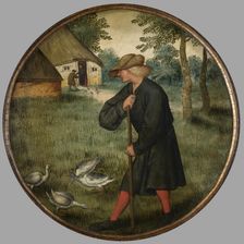 Who Knows why Geese Walk Barefoot?, c1590s. Creator: Pieter Brueghel the Younger