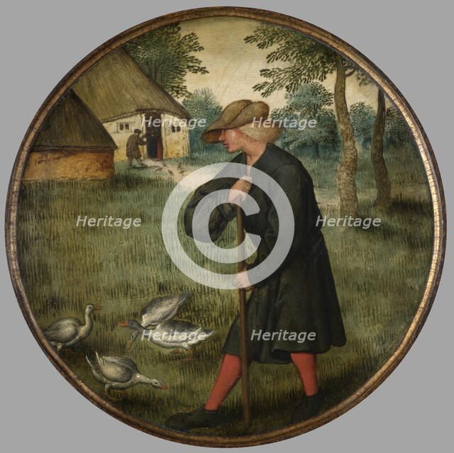 Who Knows why Geese Walk Barefoot?, c1590s. Creator: Pieter Brueghel the Younger.