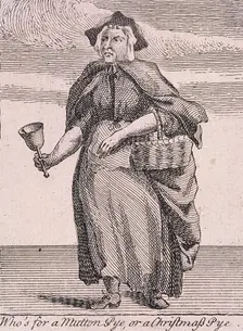 Who's for a Mutton Pye, or a Christmas Pye Cries of London, (c1688?). Artist: Anon