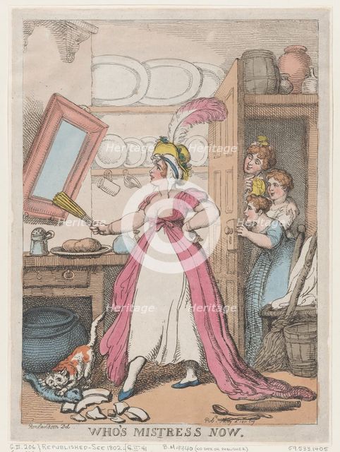 Who's Mistress Now?, May 4, 1811., May 4, 1811. Creator: Thomas Rowlandson.