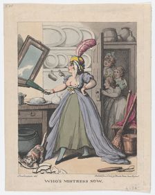Who's Mistress Now?, June 25, 1802., June 25, 1802. Creator: Thomas Rowlandson