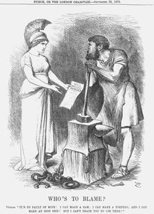 Who's to Blame? 1875. Creator: Joseph Swain