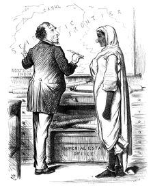 Who's to Pay? 1878.Artist: Swain