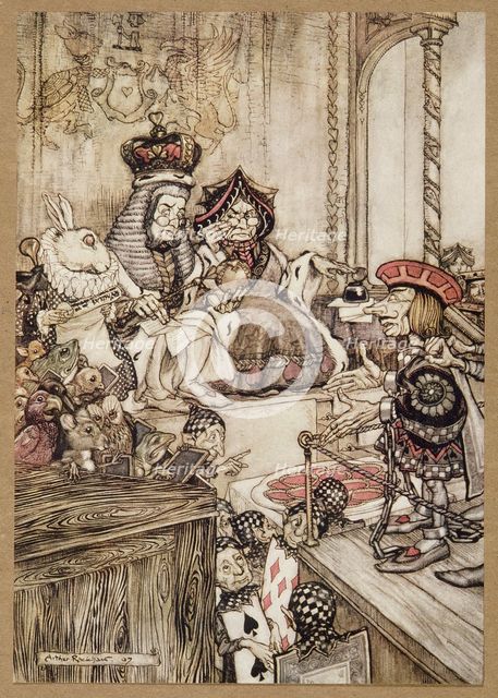 Who Stole the tarts?, from Alice's Adventures in Wonderland, by Lewis Carroll, pub. 1907 .