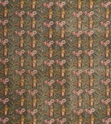 Whole Cloth Quilt with Pillar Print, c1830. Creator: Unknown