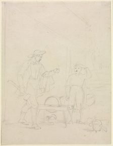 Wholl Turn the Grindstone?, c. 1850. Creator: William Sidney Mount (American, 1807-1868)
