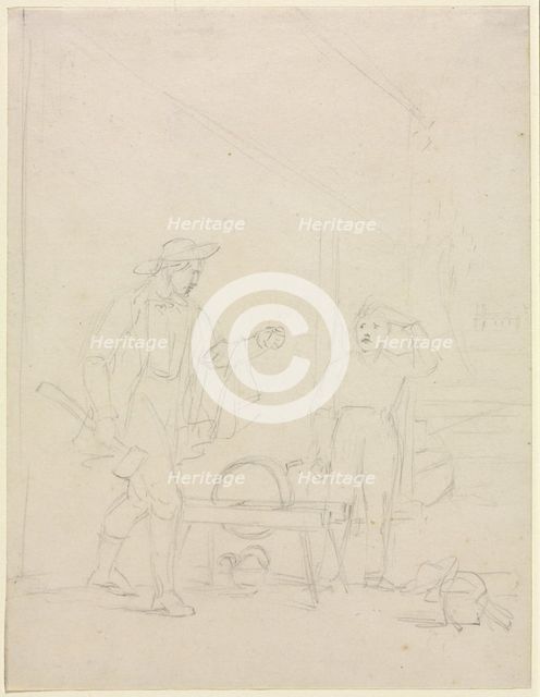 Wholl Turn the Grindstone?, c. 1850. Creator: William Sidney Mount (American, 1807-1868).