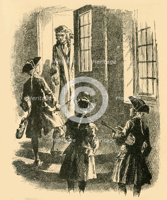 'Whose music is that which you were playing just now?', (1907).  Creator: Unknown.