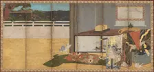 Whose Sleeves?, Edo period, 18th century. Creator: Unknown