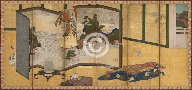Whose Sleeves?, Edo period, 18th century. Creator: Unknown.