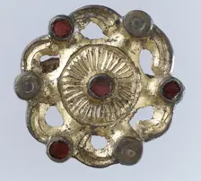 Whorl-Shaped Brooch, Frankish, 550-650. Creator: Unknown