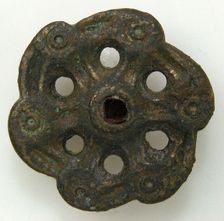 Whorl-Shaped Brooch, Frankish, ca. 550-650. Creator: Unknown