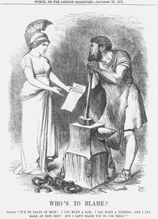 Who's to Blame? 1875. Artist: Joseph Swain