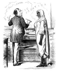 Who's to Pay? 1878.Artist: Swain