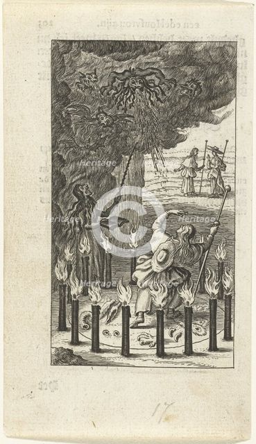 Witch and demons, 1638.