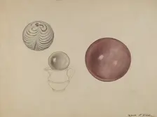 Witch Ball, 1935/1942. Creator: Paul Ward