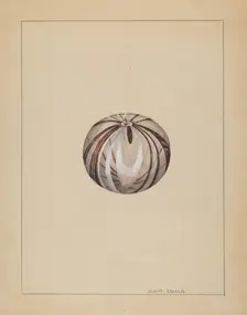 Witch Ball, c. 1936. Creator: John Dana