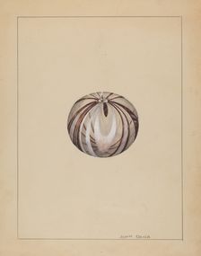 Witch Ball, c. 1936. Creator: John Dana
