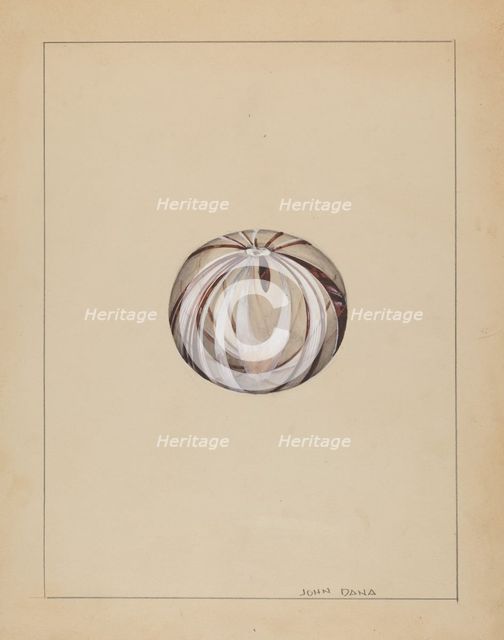 Witch Ball, c. 1936. Creator: John Dana.