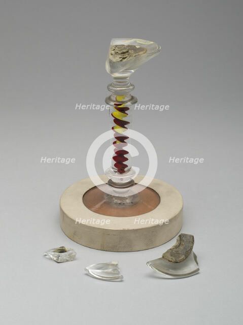 Witch ball stand, 19th century. Creator: Unknown.