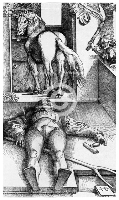 Witch hunt: 'The Bewitched Groom', 16th century (1956). Artist: Unknown