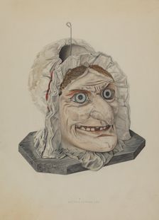 Witch Lantern, 1937. Creator: Lloyd Charles Lemcke
