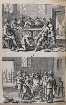 Witch trials. From: Abraham Paling, T afgerukt mom-aansight der tooverye