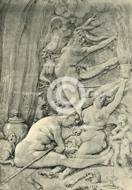 Witches, 1514, (1943).  Creator: Hans Baldung.