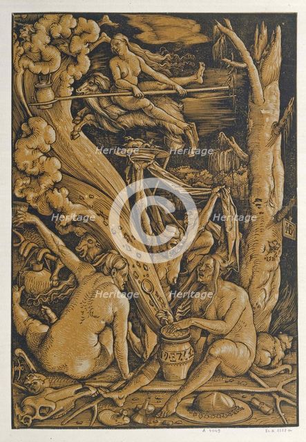Witches, 1510. Creator: Baldung (Baldung Grien), Hans (1484-1545).