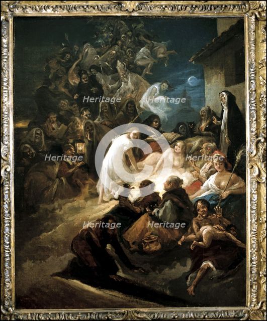Witches' coven' Eugenio Lucas Oil.
