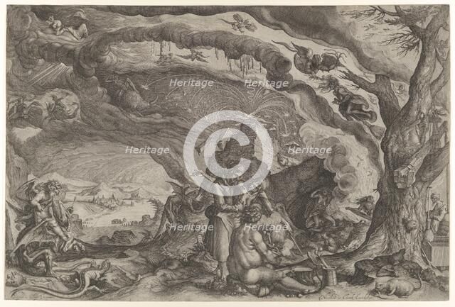 Witches Preparing for Sabbath, ca. 1610. Creator: Andries Stock.