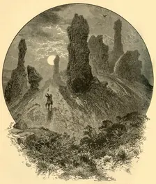 Witches Rocks, Weber Cañon 1874. Creator: John Filmer