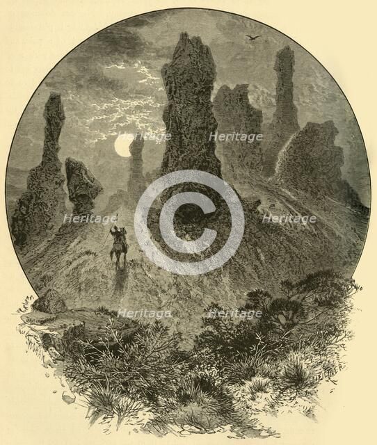 'Witches' Rocks, Weber Cañon', 1874.  Creator: John Filmer.