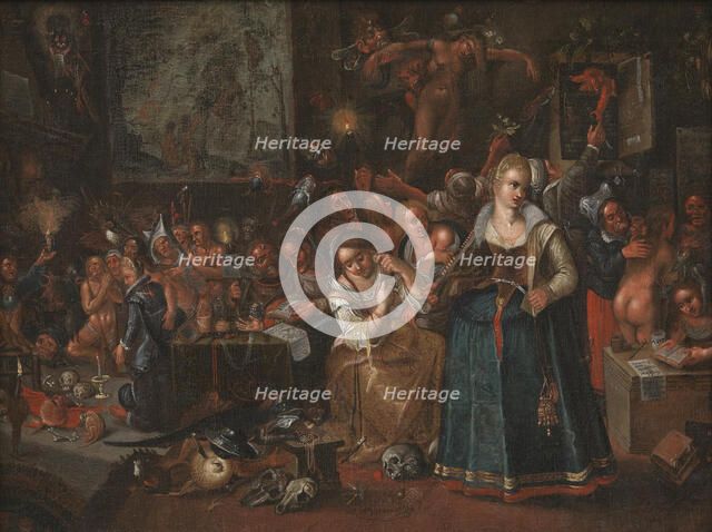 Witches' Sabbath, 1616. Creator: Frans Francken II.