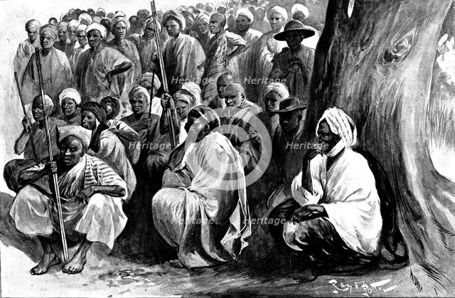 With the British Expedition from Accra to the Gold Coast Hinterland: Barbatu..., 1898. Creator: Unknown.