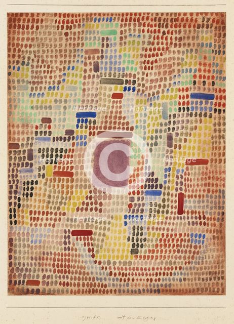 With the Entrance. Artist: Klee, Paul (1879-1940)
